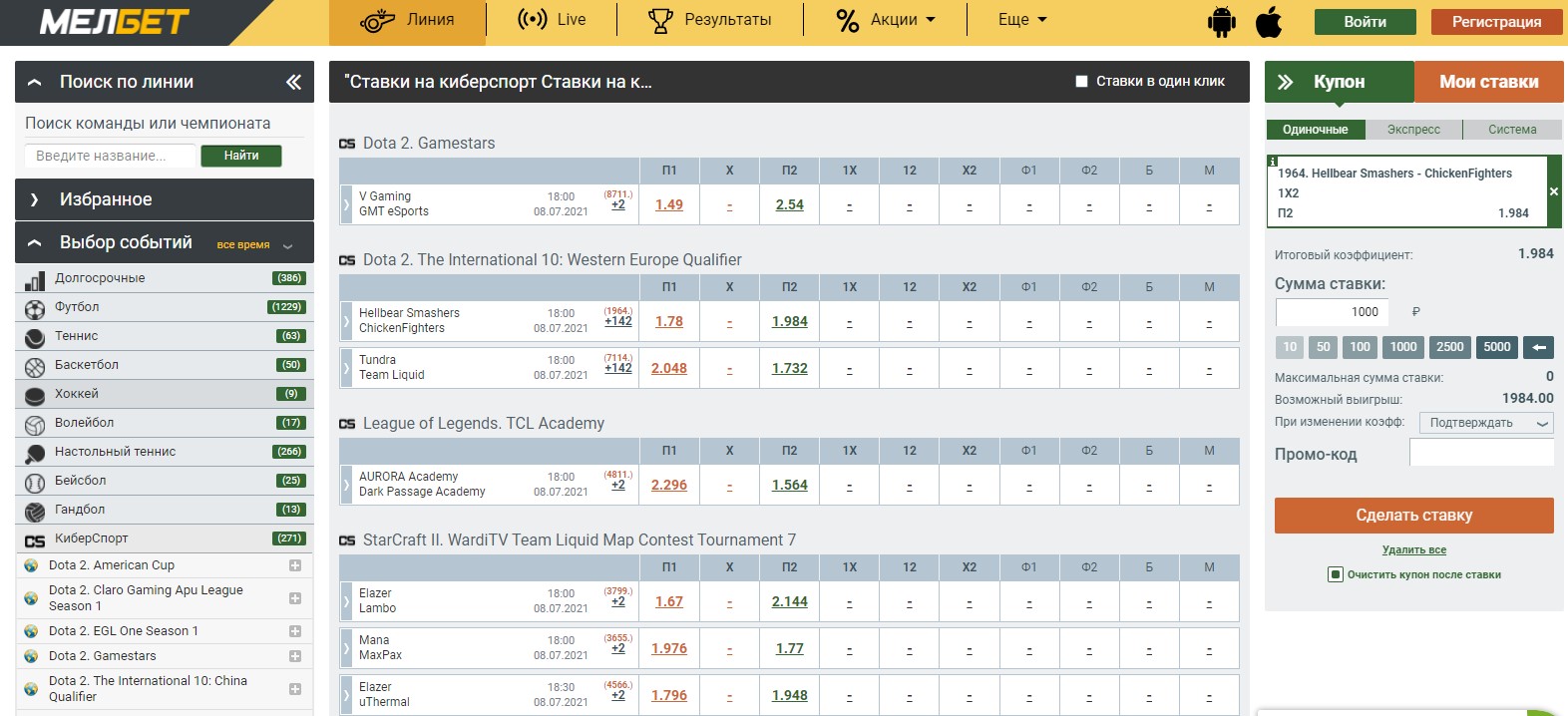 Нюансы ставок, линия и роспись